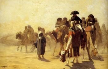 Jean-Leon Gerome : General Bonaparte With His Military Staff In Egypt